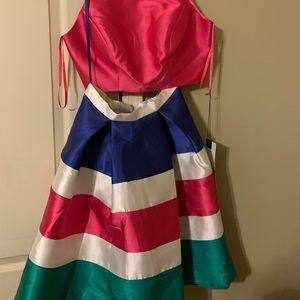 NWT MacDuggal 2 piece cocktail, size 2